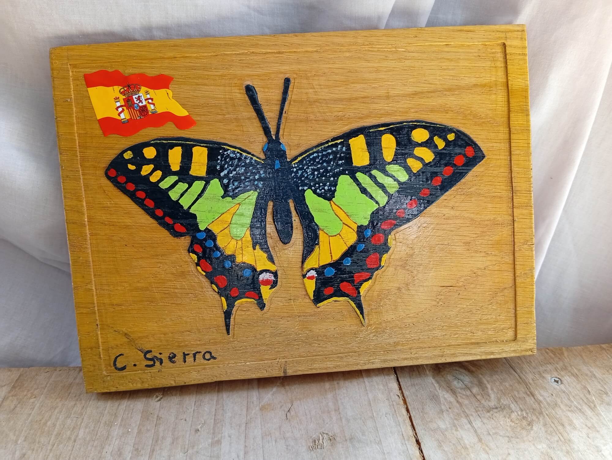 Mariposa del famoso Pintor catalán Joan Miró